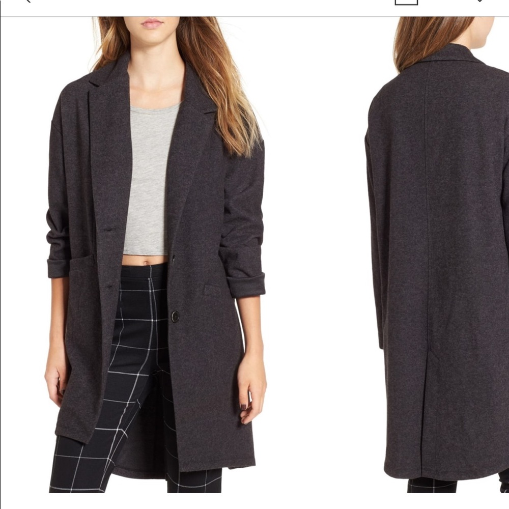 Leith Gray long blazer Medium